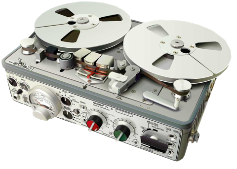 Nagra III #8607 analog tape recorder demonstration 